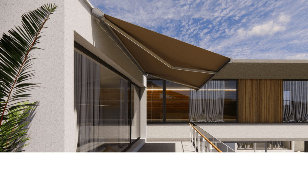 DQ - B Modern Outdoor Full Cassette Retractable Awning - VistaVip