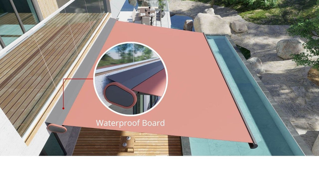 DQ - B Modern Outdoor Full Cassette Retractable Awning - VistaVip