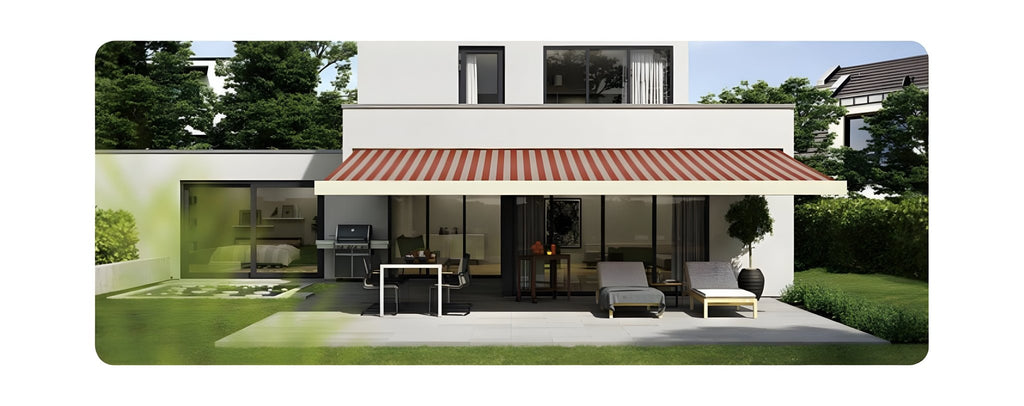 Full Cassette Curved Arm Awning - VistaVip