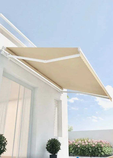 Modern Outdoor Manual Cassette Retractable Awning Waterproof - VistaVip